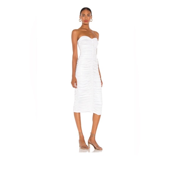 Norma Kamali white strapless dress - Picture 2 of 9